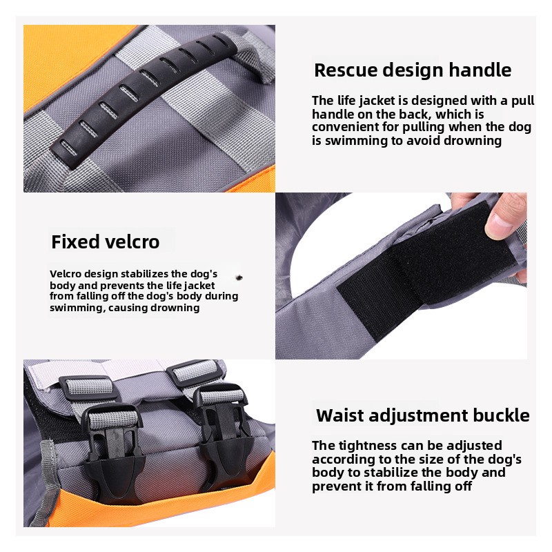 Kamizelka ratunkowa dla psa, k – Life Jacket Buoyancy recenzja i cena